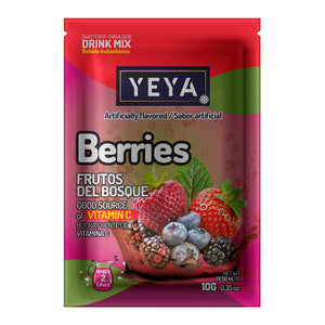 Refresco instantáneo sabor frutos del bosque YEYA (10 g)