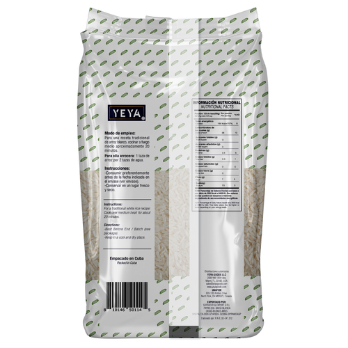 YEYA Long Grain White Rice (1 kg / 2.2 lb)