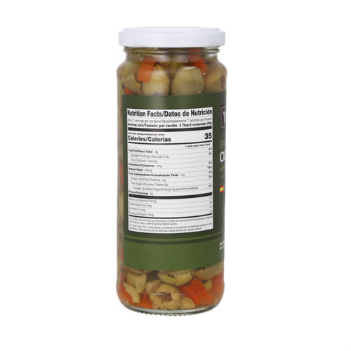 Aceitunas españolas cortadas para ensaladas YEYA (340 g / 12 oz)