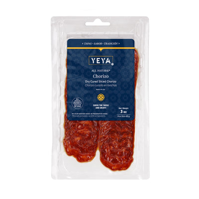 Sliced Cured Chorizo YEYA