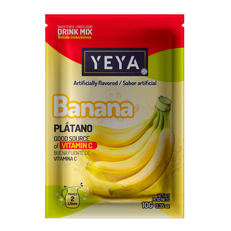 Refresco instantáneo sabor plátano YEYA (10 g)